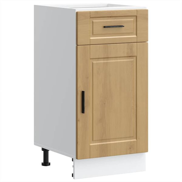 vidaXL Virtuvės spintelė, Porto, artisano ąžuolo, apdirbta mediena