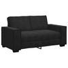 vidaXL Dvivietė sofa, juoda, 160x78x84 cm, aksominė