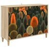 vidaXL Kabalas ZAANDAM Sonoma ąžuolo 102 x 33 x 75 cm Apdirbta mediena