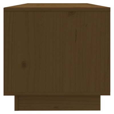 vidaXL Televizoriaus spintelė, medaus ruda, 90x35x35cm, pušies masyvas