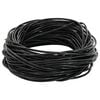 vidaXL Odinė gija Juoda &Oslash;1 mm x 5 m Oda