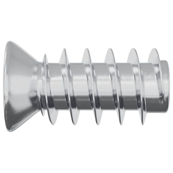 vidaXL Varžtas 12 pcs Sidabro M6 x 12 mm Geležis