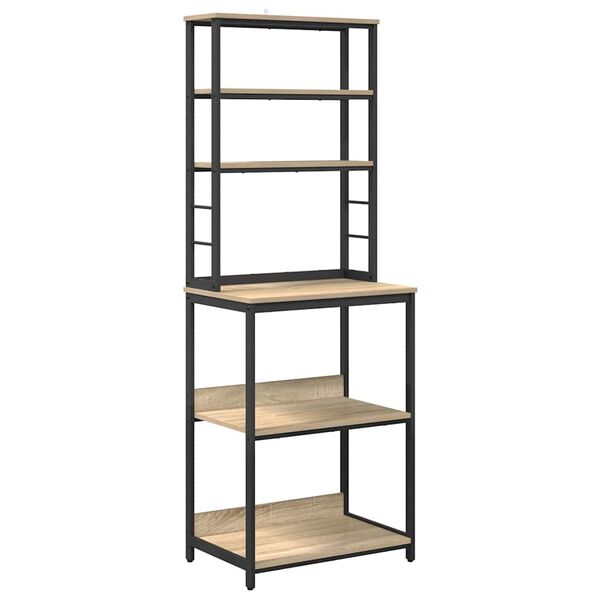 vidaXL Virtuvės lentyna Sonoma ąžuolas 60 x 40 x 168 cm