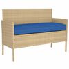 vidaXL Pallet pagalvių rinkinys 2 pcs Ryškiai mėlyna 150 x 40 x 8 cm