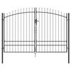 vidaXL Dviejų durų vartai WOERDEN 299,5 x 249,5 cm Plienas Užrakintas
