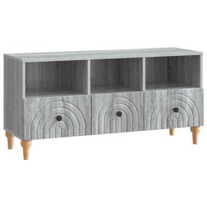 vidaXL Televizoriaus spintelė Pilka Sonoma 102 x 34,5 x 50 cm