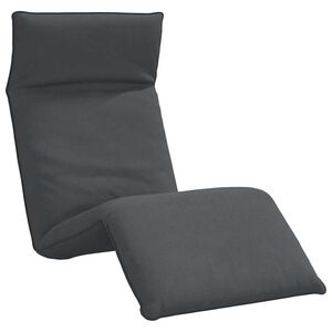 vidaXL Sulankstomas saulės gultas, antracito spalvos, 175x54x8,5 cm, oksfordo audinys