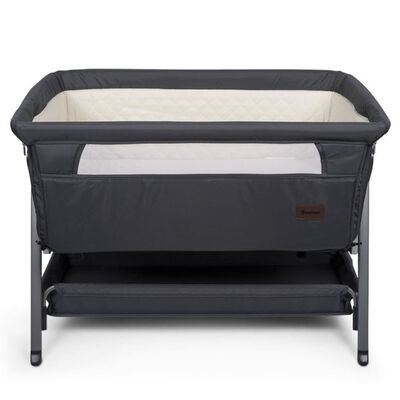 Baninni Kūdikių lovytė Elia, tamsiai pilkos spalvos, 92x55x82cm
