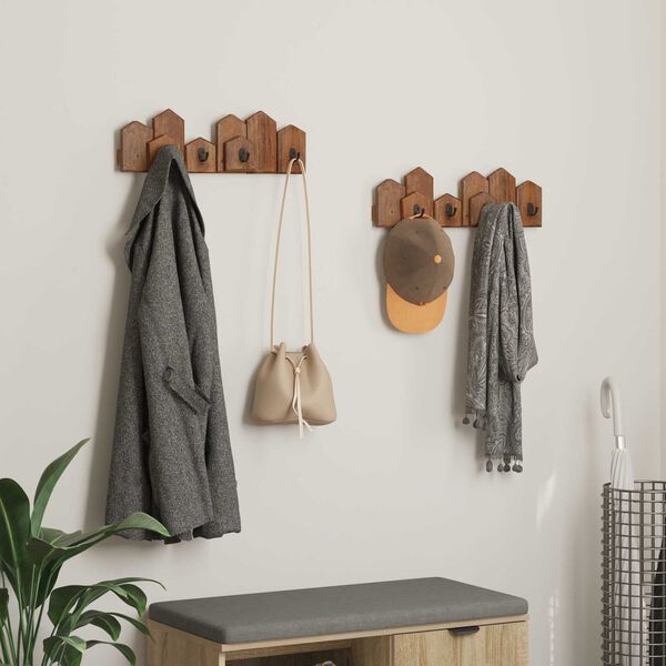 vidaXL Kabykla Ruda 48 x 8 x 15 cm Kietas mahonio mediena