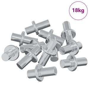vidaXL Policis 4500 pcs Sidabro 8,6 x 8,6 x 14,6 mm Plienas