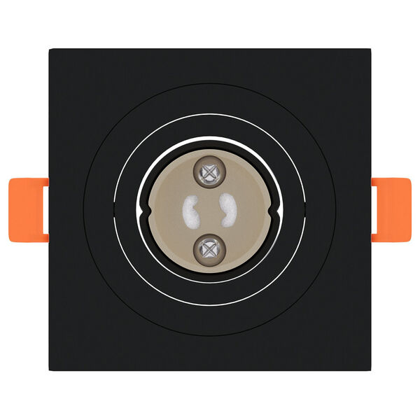 vidaXL Spotlight'ai su prožektoriais 24 pcs Juoda 9 x 9 x cm Aliuminis