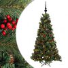 vidaXL Dirbtinė kalėdinė eglutė su rutuliuku 150 cm 150 LED