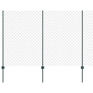 vidaXL Grandininis apsaugos tinklas su stulpeliu 10 x 1,5 m (P x A)