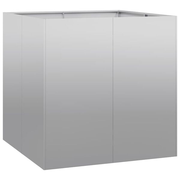 vidaXL Lovelis, 80x80x80cm, galvanizuotas plienas