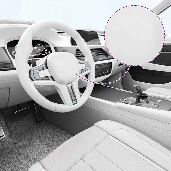 vidaXL 4D Automobilio plėvelės, 2vnt., baltos, 100x150cm