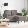 vidaXL 2-vietė sofa su kėdute L formos taupe 125 cm audiniu
