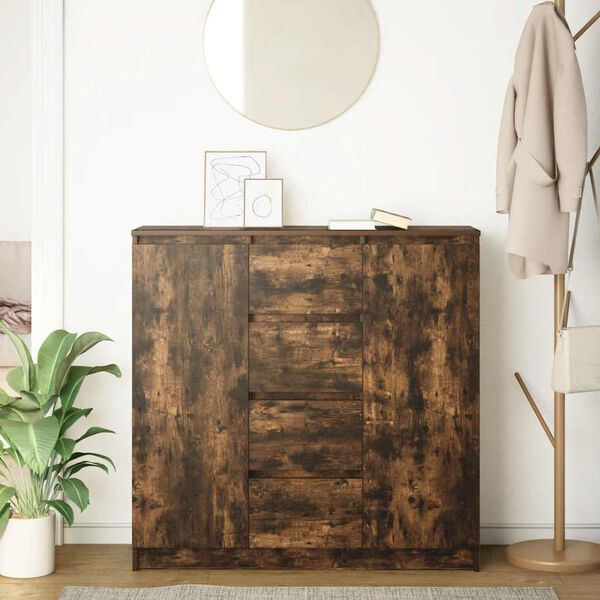 vidaXL &Scaron;oninė spintelė su stalčiais, 100,5x35x98,5 cm, mediena