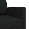 vidaXL Grindų sofa-lova, 2-1, juodos spalvos, 112x174x55cm, audinys