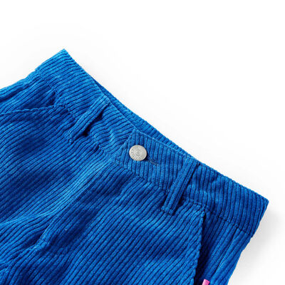 Vaikiškos kelnės, kobalto mėlynos spalvos, velvetas, 92 dydžio