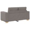 vidaXL Sofa 3 pcs Taupe Lino mišinio audinys