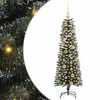vidaXL Dirbtinė Kalėdų eglutė Žalia 120 cm PVC, plastikas ir plienas