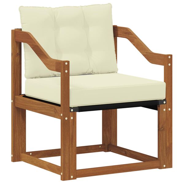 vidaXL Lauko sofos komplektas Kietasis akacijos medis ir Textilene