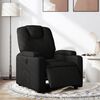vidaXL Elektrinis atlo&scaron;iamas krėslas, juodos spalvos, audinys