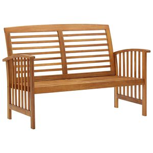 vidaXL Sodo suoliukas, 119cm, akacijos medienos masyvas