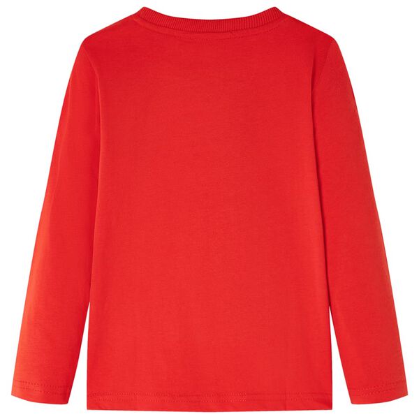Vaiki&scaron;ki mar&scaron;kinėliai ilgomis rankovėmis, raudonos spalvos, 116 dydžio