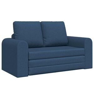 vidaXL Sofa lova Mėlyna 148 x 71 x 83 cm audinys