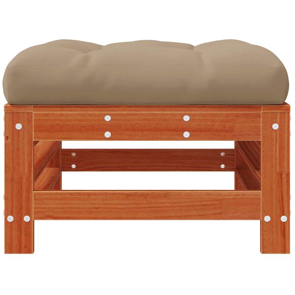 vidaXL Sodo kojų atrama Tvirtas pu&scaron;ies medis Va&scaron;ko Ruda