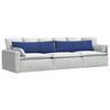 vidaXL Sofa Pagalvės 2 pcs Policijos mėlyna 145 x 40 cm