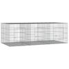 vidaXL Triu&scaron;ių narvas, 3 segmentai, 163x79x54cm, galvanizuota geležis