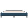 vidaXL Lovos rėmas be čiužinio Tamsiai mėlynas 140x220 cm aksomas