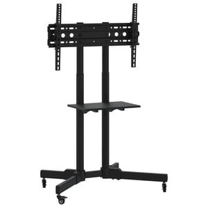 vidaXL TV stovas ant ratukų 32-70 colių ekranui, 600x400 mm, 50kg