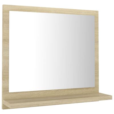 vidaXL Vonios kambario veidrodis, ąžuolo spalvos, 40x10,5x37cm, MDP