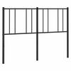 vidaXL Metalinis pakaitinis galvūgalis, juodos spalvos, 150cm