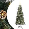 vidaXL Dirbtinė Kalėdų eglutė Žalia 150 cm PVC, plastikas ir plienas