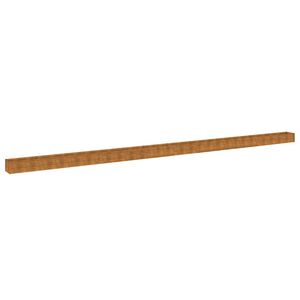 vidaXL Auk&scaron;tas sodo lovelis, 1152x50x36cm, Corten plienas