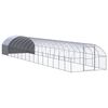 vidaXL Lauko narvas vi&scaron;čiukams, 3x16x2m, galvanizuotas plienas
