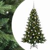vidaXL Dirbtinė kalėdinė eglutė su rutuliuku 120 cm 150 LED