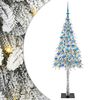 vidaXL Kalėdų eglutė su 300 LED s stovu Balta 180 cm PE ir Plienas