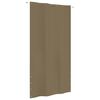 vidaXL Balkono pertvara, taupe spalvos, 140x240cm, oksfordo audinys
