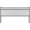 vidaXL Dygliuota tvora BAARLO 200 x 110 cm Juoda