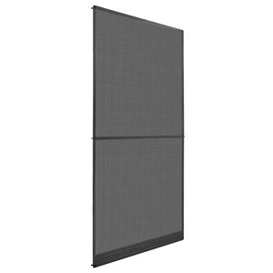 vidaXL Sukamasis vabzdžių tinklas Antracito ir juoda 100 x 215 cm