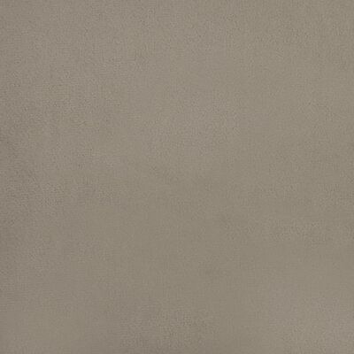 vidaXL Suoliukas, šviesiai pilkos spalvos, 110x76x80cm, aksomas