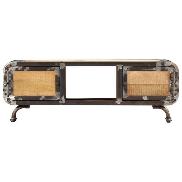 vidaXL Televizoriaus spintelė, 120x30x42 cm, mango medienos masyvas