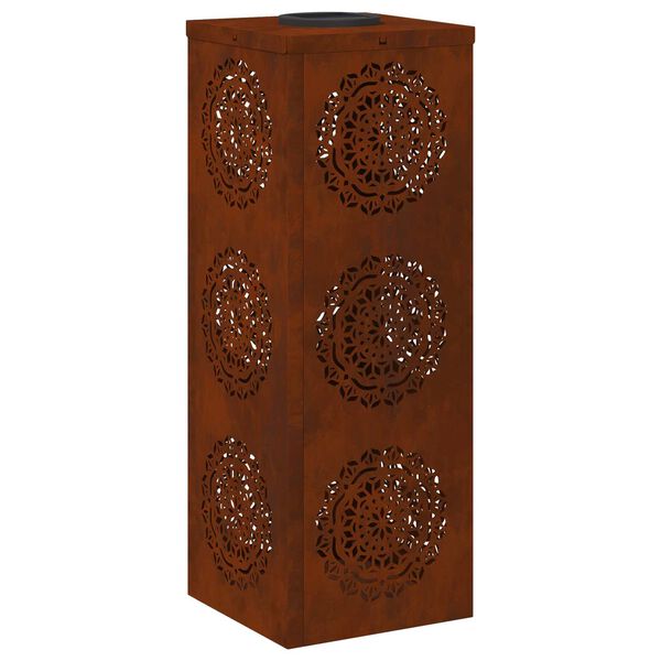 vidaXL Saulės LED &scaron;aligatvio &scaron;viesa 2 pcs Corten plienas