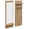 vidaXL Prikabinamas paltas Sieninis Amatininkų ąžuolas 70 x 10 x 90 cm