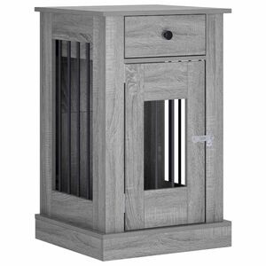 vidaXL &Scaron;unų narvas baldams Pilka Sonoma 50 x 47,5 x 80 cm
